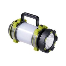 Wondernest Kınsach Led Projektör Dış Mekan Şarjlı El Feneri Kamp Işığı Fonksiyonel El Feneri Siyah Siyah