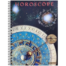 Özgün Horoscope A4 Sert Kapak Spiralli Defter 150 Yaprak Kareli