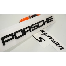 Porsche Cayman S Bagaj 3M 3D Abs Yazı Logo Amblem Seti (549184605)