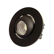 Ack 3w 4000k Led Spot Armatür Siyah Kasa