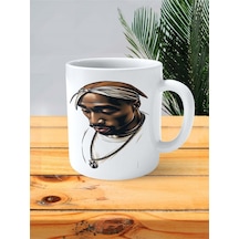 Twopac Tupac 2pac Baskılı Kupa Bardak Kişiye Özel Model 1 Çok Renkli
