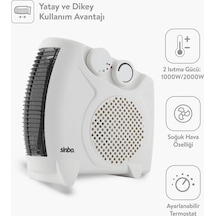 Sinbo Fanlı Isıtıcı 2000w Sıcak - Soğuk Ve Yatay - Dikey Kullanıma Uygun Sfh-6940