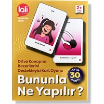 Lalai Yayınları Bununla Ne Yapılır + 2 Yaş Dil Gelişim Serisi 30 Kart