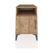 Kronos Komodin 2 Raflı Tek Kapaklı 44x59x64 Çam-çam Çam