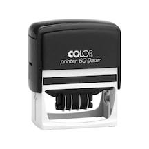 Colop Prınter 60 Numaratör/tarih Tr Siyah Kasa Siyah Keçe - 37 x 76 MM