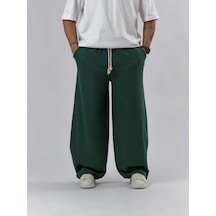 Cocopelli Tasarım Paça Ayarlamalı Yeşil Baggy Erkek Pantolon Coc3533