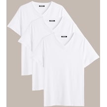 Comeor Erkek Çok Renkli T- Shirt Regular Fit Rahat Kesim V Yaka 3