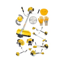 Steiner S-9100 Yan Tipi Benzinli Motorlu Tırpanı Makinesi + Canavar Başlık