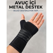 Ayarlanabilir El Bilek Desteği Metal Destekli Cırtlı Bileklik El Ateli - Lisinya