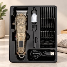 Şarjlı Saç Sakal Traş Makinesi Mr-7800 Usb Type-c, Led, 3-7-9-12mm Diğer