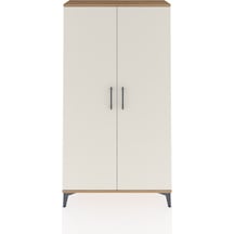 Arges Dolap 2 Raflı Kapaklı Tek Askılı 88x30x163 Çam-aytaşı Çam