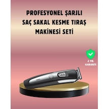 Şarjlı Saç Sakal Kesim Makinesi Detaylı Kesim İçin Hassas Başlıklı Diğer