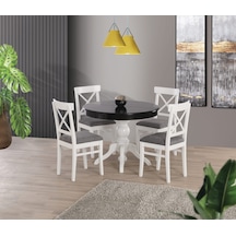 Siyah Alaçatı Sandalye Soft-18 100 100+30 Fiskos Açılabilir Lake Masa Siyah