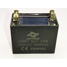 8 Uf 450Vac Vantilatör Ve Klima Kare Kondansatörü - 539871612