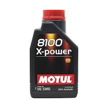 Motul 8100 X-Power 10W-60 Tam Sentetik Motor Yağı 1 L