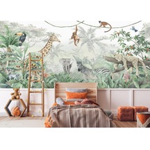 Tropikal Orman Çocuk Odası Duvar Kağıdı