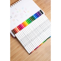 24 Renk Fineliner 0.4 Mm Yazı Ve Çizim Kalem Seti