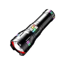 F.b.ı F-3002 Alüminyum Tg Led Gece Şeritli Type-c Şarjlı El Feri