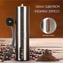 Pazly Taşınabilir Seyahat Seramik Paslanmaz Manuel Kahve Değirmeni: Çelik Bıçak, Ayarlanabilir Öğütme, Altın - Ev & Seyahat İçin
