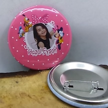 Minnie Doğum Günü Rozeti Resimli Foroğraflı Kişiye Özel 10 Adet +3