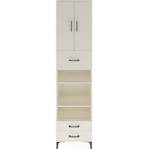 Arges Dolap 5 Raflı 3 Çekmeceli 2 Kapaklı 60x30x243 Aytaşı-aytaşı Aytası