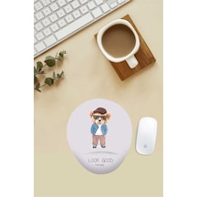 Her Gün Iyi Görün Yazılı Bilek Destekli Mouse Pad Mousepad