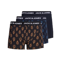 Jack & Jones Erkek Jacdale 3'lü Boxer 12301230 Siyah- Laci