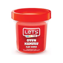 Lets Oyun Hamuru Tek Renk Kırmızı 110 Gr L8440-2 Çok Renkli