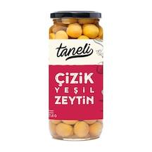 3 Adet Taneli Çizik Yeşil Zeytin 261/320 Süzme 300 G