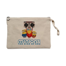 Minions The Rıse Of Gru Krem Clutch Cüzdan / El Çantası Krem