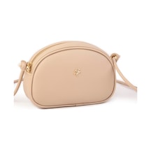 Nas Bag Kadın Mini Çapraz Çanta - Kum Çok Renkli