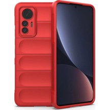 Xiaomi Mi 12 Lite Kılıf Optimum Silikon - Kırmızı 0.2M-Çok Renkli