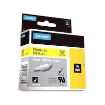 Dymo Rhinopro Isıyla Küçülen Şerit 19 Mmx1,5 M Sarı/siyah 18058 Diğer