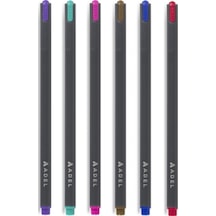 Fineliner Renkli Ince Uçlu Kalem 0.4 6'lı Koyu Renkler Kr01303