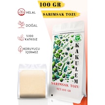 Kakulem Sertifikalı 100 Gr Yerli Taş Köprü Sarımsak Tozu