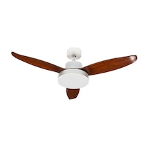 Darkwind Beyaz Motorlu Kızıl Kanatlı Aydınlatmalı Uzaktan Kumandalı 122 Cm Tavan Vantilatörü