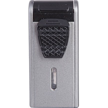 Çift Torch Pürmüz Gunmetal Metal Puro Çakmağı - Tr7925