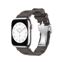 Kilifone -  Apple Uyumlu  Watch  42mm - Kordon Spor Görünümlü Silikon Kordon Krd-94
