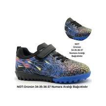 Cool Messi Profesyonel Çocuk Halısaha Ayakkabısı Siyah