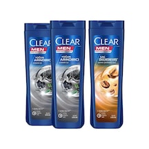 Men Yoğun Arındırıcı Kömür Kepeğe Karşı Etkili Şampuan 350 Ml X2 Clear Men Saç Dökülmesine Karşı Kahve Diğer