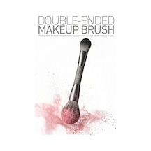 Pudra, Allık, Bronzer Ve Aydınlatıcı İçin Çift Taraflı Makyaj Fırçası - Double Ended Makeup Brush