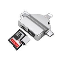 Powermaster Pm-39093 Usb A Usb C Lightning 3'ü 1 Arada Sd Microsd Otg Kart Okuyucu