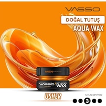 Parlaklık Kazandıran Wax Tüm Saç Tipleri Doğal Tutuş Ve Doğal Parlaklık Aqua Usher 150 Ml