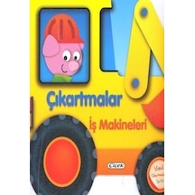 İş Makineleri-Çıkartmalarla Taşıtları Tasarla- Çiçek Yayıncılık