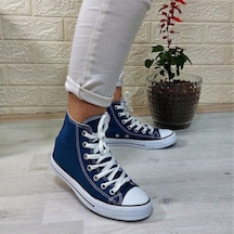 Fiyra 555 Kot Mavi Uzun Unisex Sneaker Keten Spor Ayakkabı 001