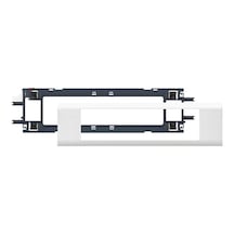 010958 Legrand 50x80 Dlp 010412 Gulot için 8modül Kaide+çerceve