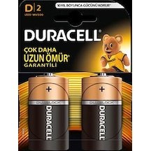 Pil Büyük Alkalin D2 Duracell 2Li