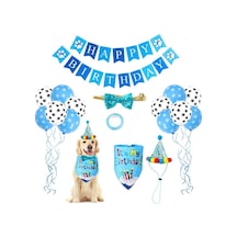 Köpekler İçin Doğum Günü Partisi Seti Çok Renkli
