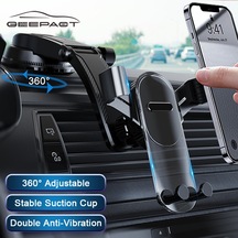 Geepact Araç Telefonu Tutucu Araç Montaj Aparatları 360 Ayarlanabilir Telefon Standı Kontrol Paneli Telefon Tutucu Titreşim Önleyici Telefon Tutucu Araç Vantuz Telefon Braketi -