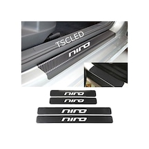 Kia Niro Karbon Kapı Eşiği Koruma Sticker Yapıştırma (4 Adet)